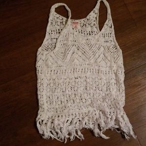 White crochet tanktop